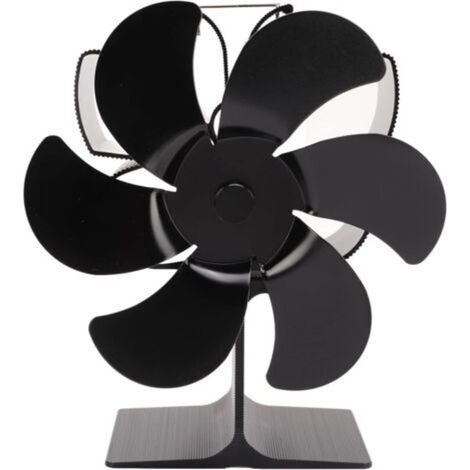 Ventilateur de cheminée, poêle à chauffage thermodynamique, forme papillon – 15 x 11 x 19 cm (1/5)