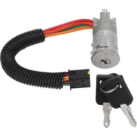 Zylindrischer Zündschalter mit 2 Schlüsseln 7701471098 für Renault Mégane Scénic Mk1 1996-2003