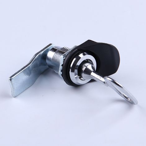 Triangular stainless steel door lock for construction equipment and generators