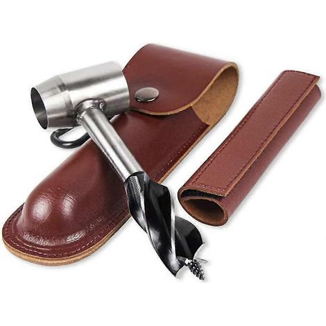 Outil de survie pour colons : tarière manuelle, perceuse à bois, perforatrice de trous pour chevilles, outil multifonction (1/5)