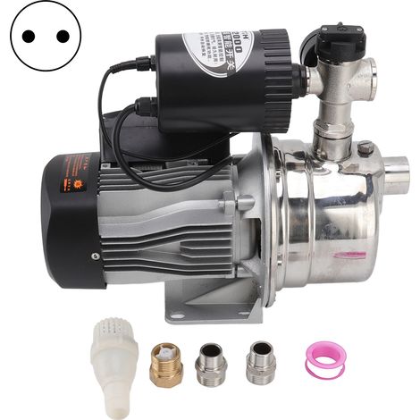 Pompe de surpression en acier inoxydable auto-amorçante haute élévation 370W 220V prise UE pour chauffe-eau salle de bain (1/5)