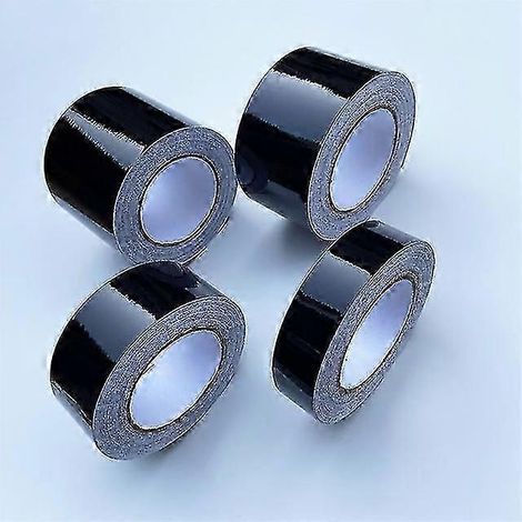 Bandes vinyle noir brillant 3/5/7/10 cm, effet chromé, pour garnitures de vitres intérieures de voiture (capot, toit, montants). (1/5)