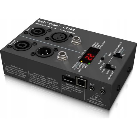 Behringer CT200 - comprobador de cables de microprocesador (1/5)