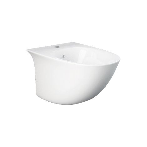 Wand-Bidet mit verdeckter Befestigung und integriertem Wasserhahn (1/3)