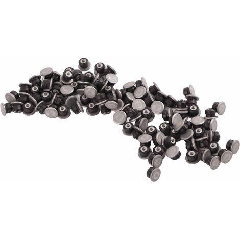 100 clous de pneus en carbure de tungstène argenté haute résistance, antidérapants et écologiques, adaptés aux camions. (1/5)