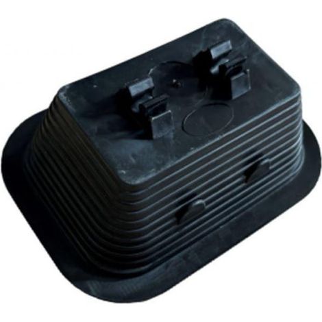 Supporto in calcestruzzo rettangolare in PVC per filo di messa a terra fi8 KM50.8 PR