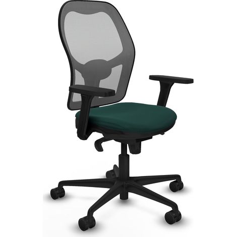 Sedia da ufficio piqueras y crespo Jorquera grigio pelle sintetica