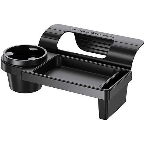 Boîte de rangement multifonctionnelle pour vitre de voiture, pour téléphone et lunettes de soleil, à suspendre sur le côté de la portière (1 pièce) (1/5)