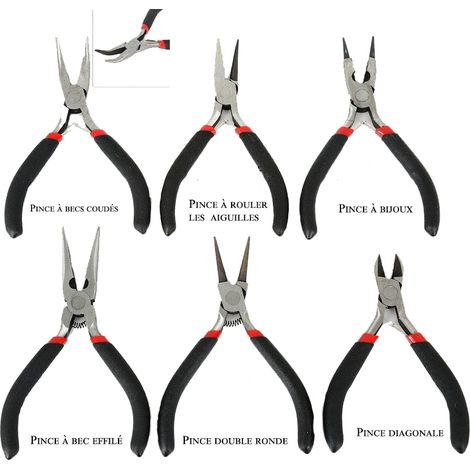 Ensemble de six coupe-fils, petits coupe-fils latéraux pour l'artisanat, coupe-fils pour la fabrication de bijoux, coupe-fils floraux, outils pour cordes de guitare florales, cisaille (1/4)