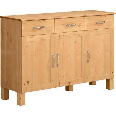 Alby-Buffet à 3 portes et 3 tiroirs en cire teintée (1/5)