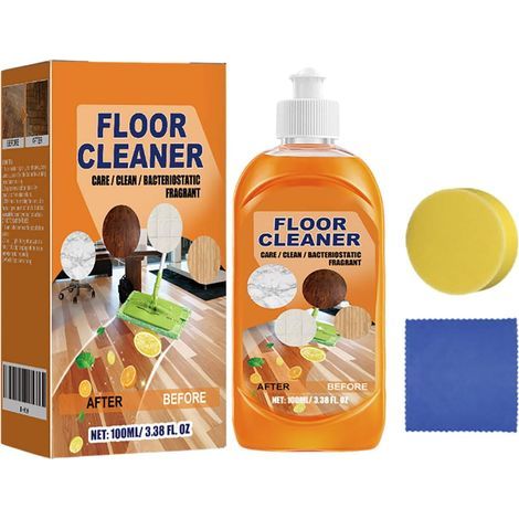 Powerful Decontamination Floor Cleaner,Polishing Brightening Tile Cleaning,Wood Floor Cleaning Tile Cleaner,Sols Cleaner,Puissant Nettoyant Multipurpose (1) (1/5)