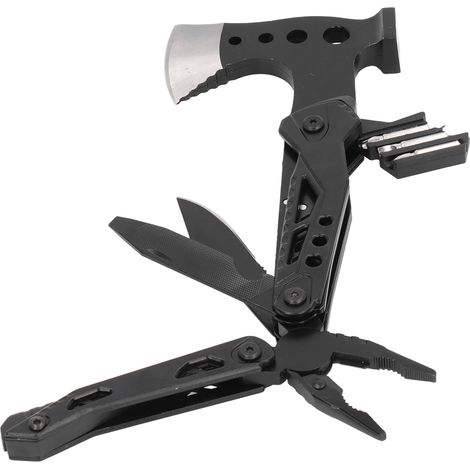 Multitool im Taschenformat: Klappaxt, Hammer, Messer und Zange – Edelstahlwerkzeuge für Outdoor-Camping (1/5)