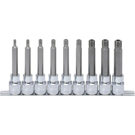 1/2"Serie di bussole RIBE CHROME lunghe,9 pzM5-M14