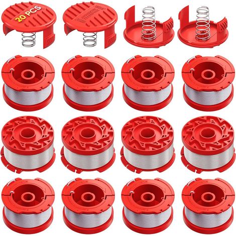 Ensemble B12+4+4 Bobine rouge CMZST065/CMZST120SC Tête de coupe en nylon Fil de coupe Corde de coupe (1/5)