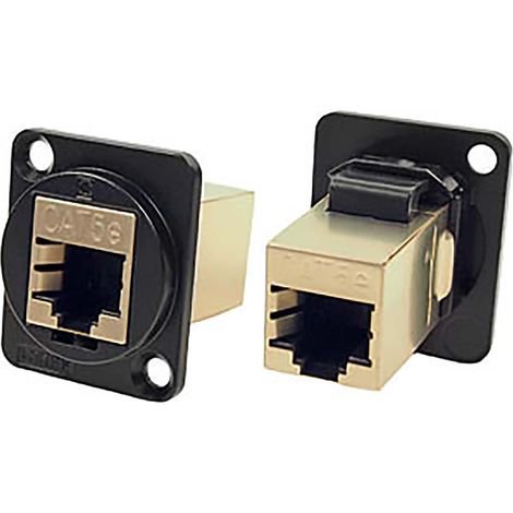 Connecteur traversant RJ45 cat. 5e RS PRO, ports Blindé ( Prix pour 1 )