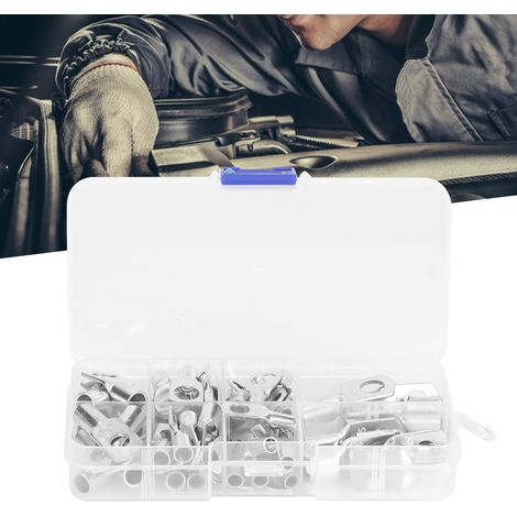 Kit de 60 cosses à sertir pour tubes en cuivre, pour soudage de câbles. (1/4)