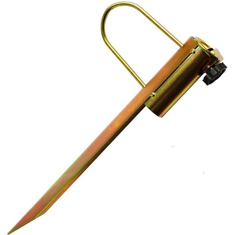 1 supporto per ombrellone da giardino e terrazzo / punta per ombrellone / 41,5 cm / con base molto stabile (lega) (1/5)