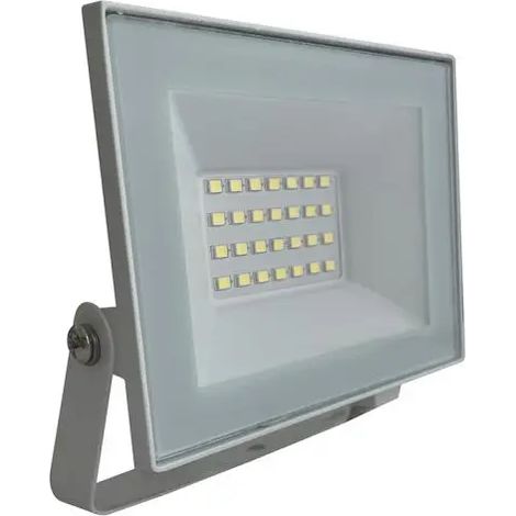 V-TAC Faro LED SMD 20W Slim E-Series con Driver Integrato Bianco 4000K IP65 (1/5)