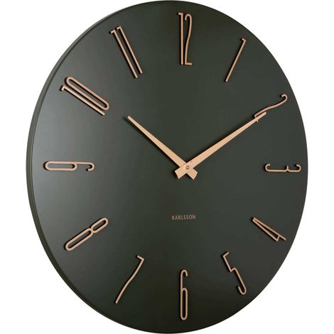 Horloge murale en métal Esmerado 60 cm (1/4)