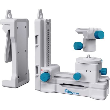 Adaptateur de niveau laser, base pivotante magnétique, clip réglable, Kaki (1/2)