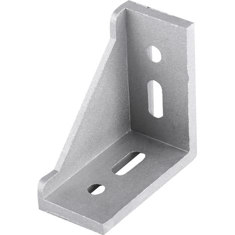 5 L-förmige Eckverbinder aus Aluminiumlegierung, rechtwinklige Montage, 58 x 58 mm (1/5)