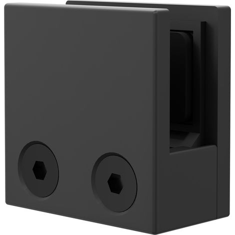 Colore 8mm/10mm Matt Black Support Foot/Wall Bracket (1/5)