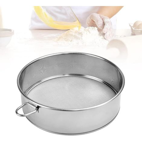 tamis Farine En Acier Inoxydable De 15cm (60mesh) Tamis Ptisserie Mailles Fines Tamis Ptes En Poudre De Lgumes Tamis Herbes Aromatiques (1/5)