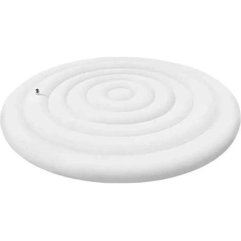 Couverture gonflable pour spa - Couverture ronde gonflable avec poignée - Couverture extérieure imperméable pour spa - Couverture pliable et isolée (1/5)