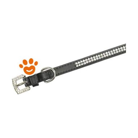 Camon Cat Collare con Strass e Perle - Confezione 1 Pezzo -