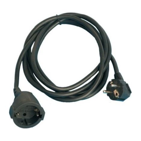 Prolongador schwarz 3x1,5mm 5 meter 3500W GSC 0100048