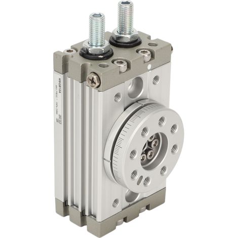 Vérin pneumatique rotatif réglable de 0 à 190° en alliage d'aluminium haute résistance, étanche, 10 A (1/5)