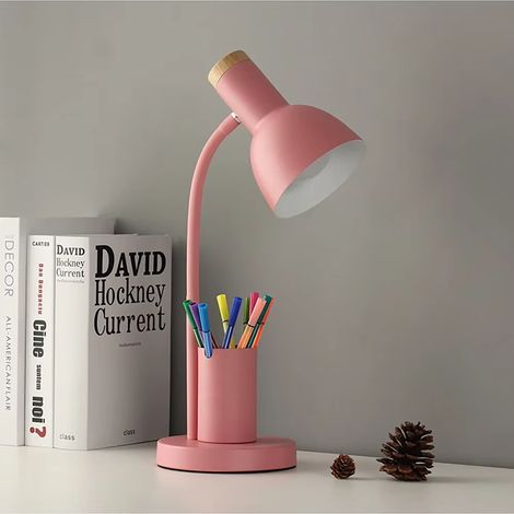 Lampe De Chevet, Lampe De Chevet Avec Support, 3 Lampes De Chevet, Lampe De Chevet Pour Le Soin Des Yeux, Lampe De Chevet Pour Le Bureau à Domicile (rose) (1/4)