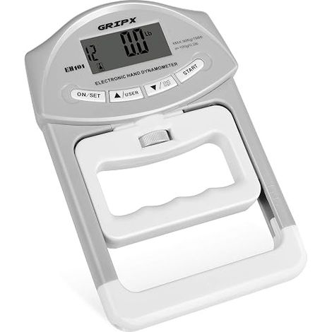 Digital Hand Dynamometer Handle Force Measurement Meter Automatic Capture Power Electronic Handle 198 Lbs / 90 kg (1/5)