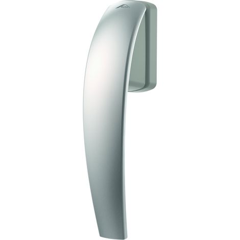 Maniglia Roto Swing standard con logo, argento naturale, lunghezza perno 43 mm (1/3)