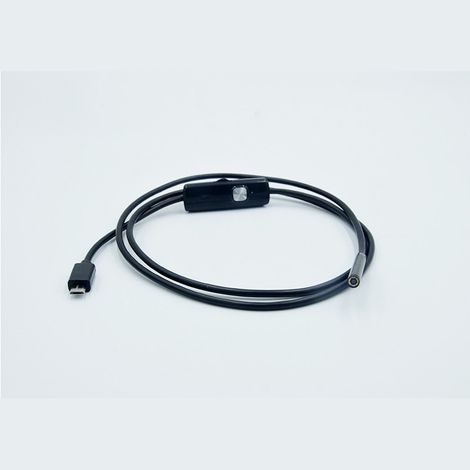 Endoscope pour téléphone HD 7 mm avec fil flexible, léger, multifonctionnel, étanche, USB, 1 m / 3,3 pi (1/5)