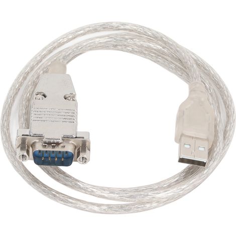 Adaptateur USB vers série 1 m (3,3 pi) USB vers RS232 mâle 9 broches DB9, câble série compatible Windows 11, 10, 8, 7, XP, Vista, 2000 et 98 pour OS X 8, argent (1/5)