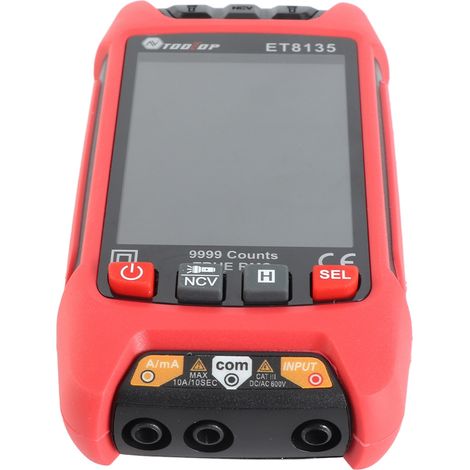 9999-Zähl-Multimeter mit digitaler Farbanzeige, Voltmeter und AC/DC-Amperemeter für Elektriker (1/3)