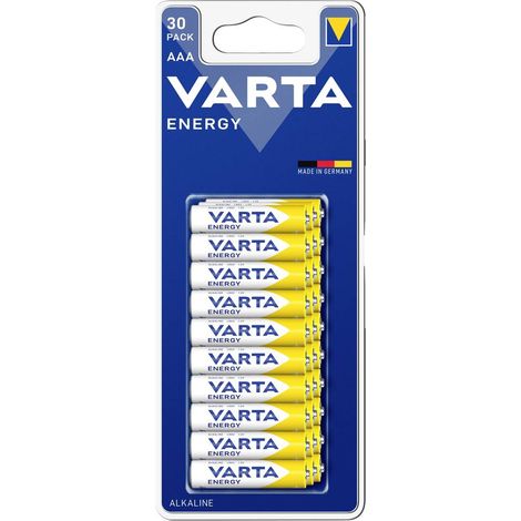 Pile LR3 (AAA) alcaline(s) Varta ENERGY AAA Bli 30 1.5 V 30 pc(s) (1/10)