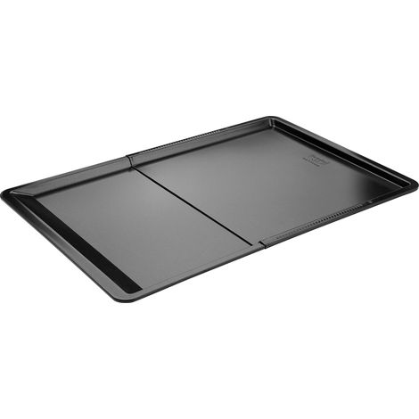 Dr Oetker Teglia Rettangolare Estensibile 37-52x33x1,5 cm, con Sistema di Bloccaggio Automatico,Carbon Steel con Rivestimento Antiaderente Classic Temp Max 230°C, Linea Tradition (1/4)