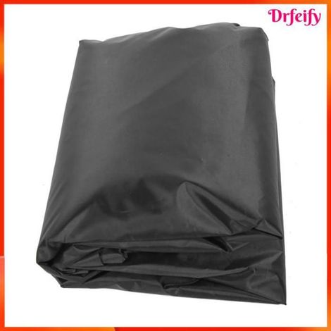Housse anti-poussière pour baignoire extérieure - - 190 - taffetas polyester argenté - 210x210x30 cm - Noir (1/5)