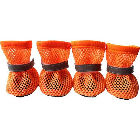 Chaussures Pour Chien - Chaussures Respirantes En Maille Avec Semelle Antidérapante - Protection Des Pattes Pour Chiens Moyens Et Petits - Taille XL (1/5)
