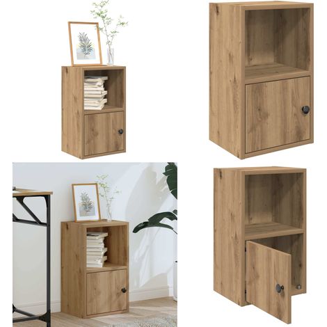 vidaXL Bücherregal Artisan-Eiche 31x24x52 cm Holzwerkstoff (1/5)