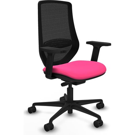Piqueras y Crespo D036N0W Chaise de Bureau Rose Ergonomique