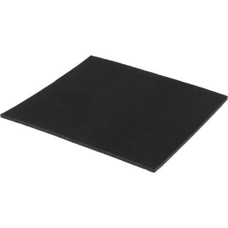Patins de protection autocollants en feutre 130 x 3 mm, noirs, (1/5)
