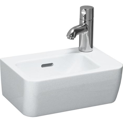LAUFEN PRO A Handwaschbecken, 1 Hahnloch rechts, mit Überlauf, (1/5)