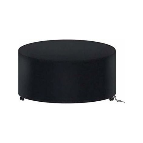 Wasserdichte Abdeckhaube für runden Gartentisch 180 x 90 cm aus Oxford 210D