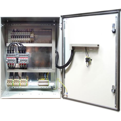 CUADRO ELECTRICO DE SOLO CONMUTACIÓN (LTS) 4 POLOS TRIFÁSICO 25 AMP CON CONTACTORES ABB