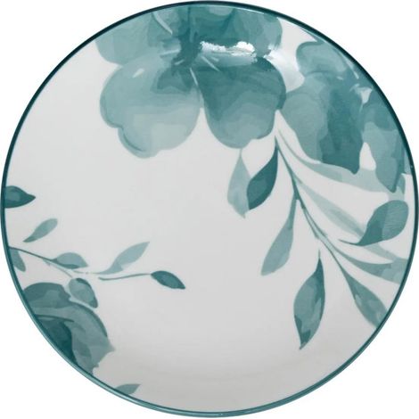 Lot de 6 Assiettes à Dessert "Lily" 19cm Blanc (1/3)
