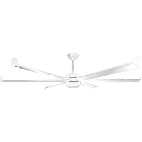 Ventilatore da soffitto ø236 cm con Wifi Reversibile Hypersilence KLASSFAN BIGCOOL WHITE