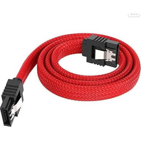 Câble SATA câble de données série pour disque SSD SATA 3.0 câble adaptateur SATA câble pour disque dur SATA 6 Go(N44) (1/5)